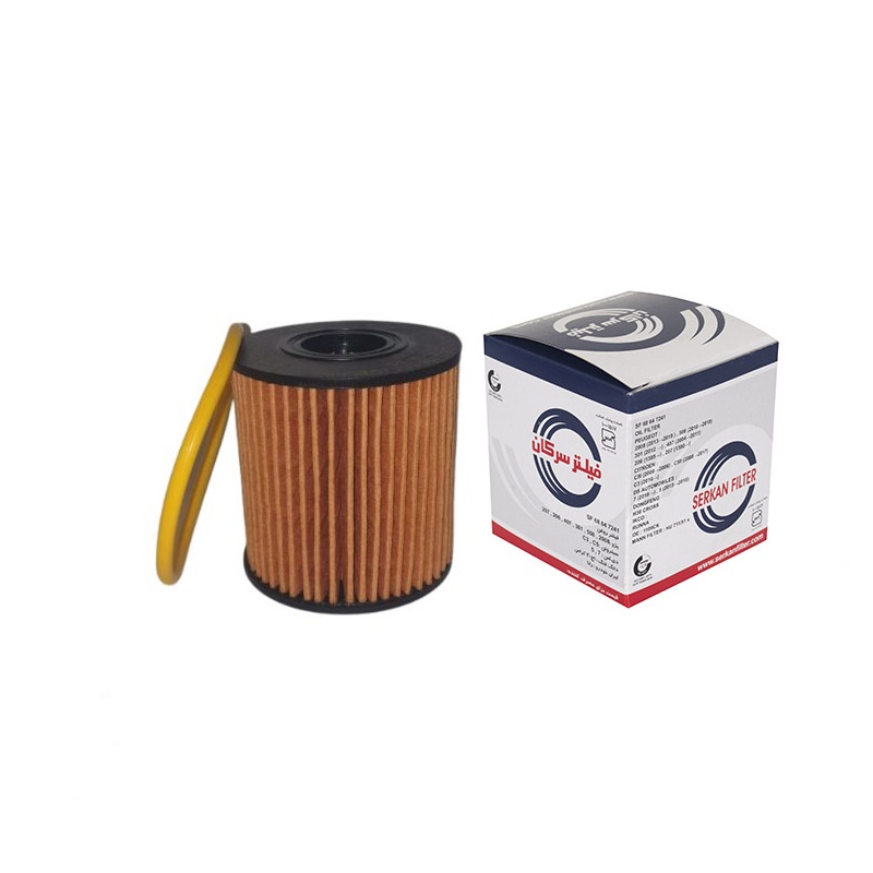 فیلتر روغن پژو 206 سرکان کد 7255
